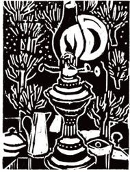 Wood-cut by Rigby Graham