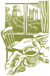 Peter Gauld's illustration from Stone and Other Poems by Fred Sedgwick