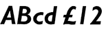 Gill Bold Italic Type Face