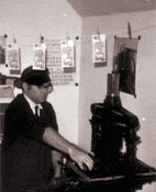 Julius Stafford-Baker with his old Albion